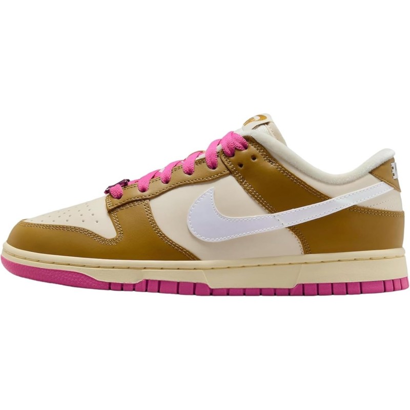 Chaussures Nike Dunk Low SE pour femme (FD8683-700, Bronzine/Rose ludique/Albâtre/Lait de coco)