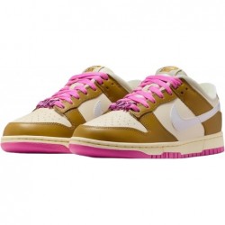 Chaussures Nike Dunk Low SE pour femme (FD8683-700, Bronzine/Rose ludique/Albâtre/Lait de coco)