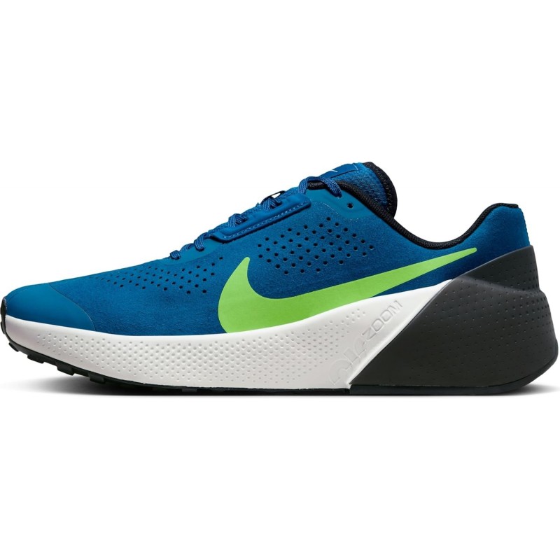 Chaussures d'entraînement Nike Air Zoom TR 1 pour homme (DX9016-400, bleu court/vert strike-noir)