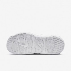 Claquettes Nike Air More Uptempo pour homme (FD9884-101, blanc/blanc équipe/blanc)