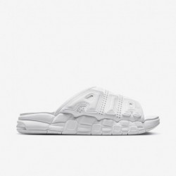 Claquettes Nike Air More Uptempo pour homme (FD9884-101, blanc/blanc équipe/blanc)