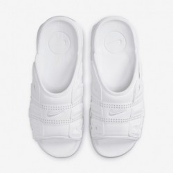 Claquettes Nike Air More Uptempo pour homme (FD9884-101, blanc/blanc équipe/blanc)