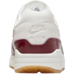 Chaussures Nike Air Max 1 LX pour femme (FJ3169-100, Voile/Voile/Gomme marron clair/Rouge équipe)