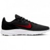 Chaussure de course Nike Downshifter 9 pour homme Noir/Rouge université-Blanc-Violet rush 7 Regular