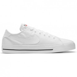 Nike Court Legacy CNVS Homme Modèle : Cw6539-100 Blanc/Blanc/Noir