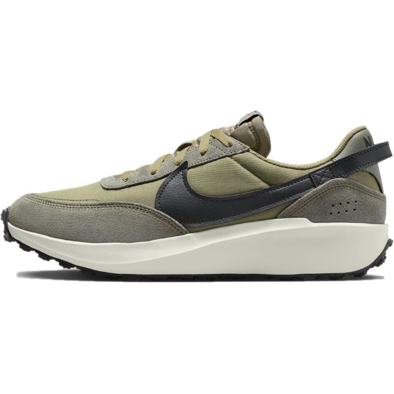 Chaussures de course Nike Waffle Debut Se pour homme, vert olive neutre/stuc foncé/verre de mer/gris fumé foncé