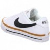 Chaussure de tennis et de gymnastique NIKE pour homme, blanc, noir, ocre du désert, gomme, marron clair