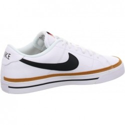 Chaussure de tennis et de gymnastique NIKE pour homme, blanc, noir, ocre du désert, gomme, marron clair