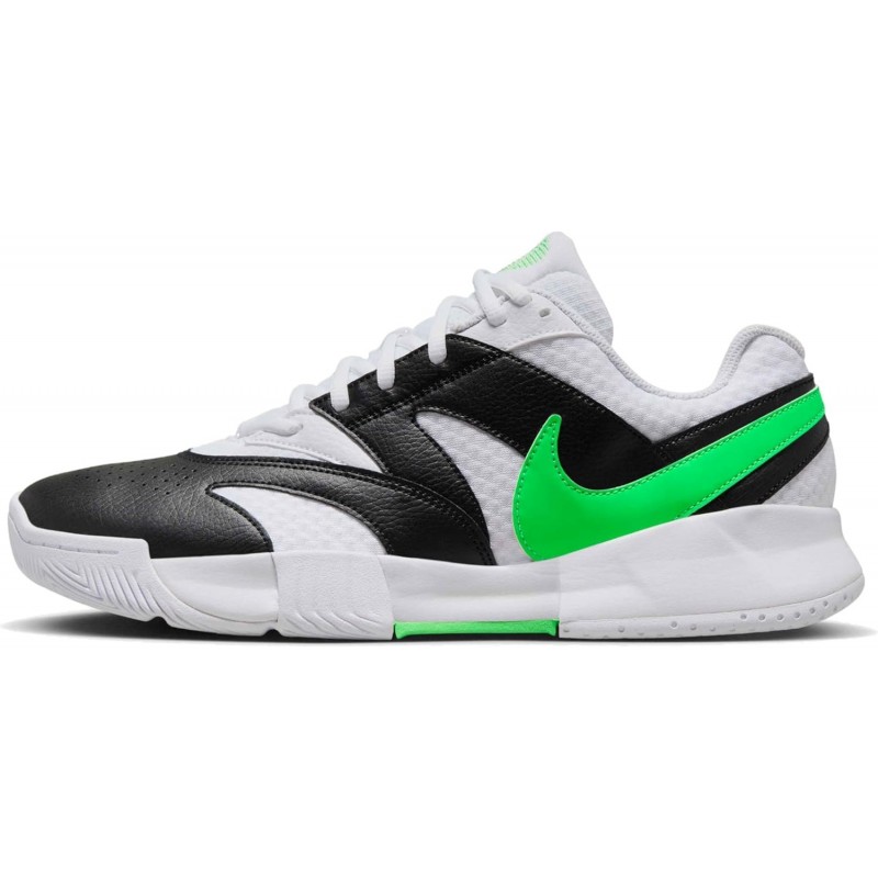 Chaussures de tennis Nike pour hommes, blanc, vert poison, noir