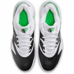 Chaussures de tennis Nike pour hommes, blanc, vert poison, noir