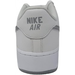 Chaussure de basket-ball Nike Air Force 1 '07 An20 pour homme, blanc/argent-platine pur