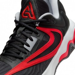 Chaussures de basket-ball NIKE Giannis Immortality 3 (DZ7533-004, Noir/Rouge université-Pure Platinum)