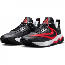 Chaussures de basket-ball NIKE Giannis Immortality 3 (DZ7533-004, Noir/Rouge université-Pure Platinum)