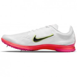 Chaussures d'athlétisme à pointes Nike Zoom Streak LT (blanc/cramoisi brillant/noir)