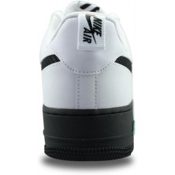 Chaussures unisexes Nike Air Force 1 '07 Lv8 J22, couleur : blanc/blanc/noir/bleu sarcelle délavé