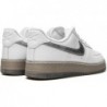 Chaussures Nike Air Force 1 pour homme, blanc/argent métallique/noix de coco