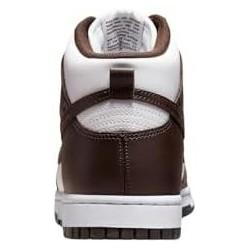 Nike Dunk Hi Retro BTTYS pour homme Blanc/velours, marron-blanc