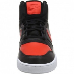 Nike Ebernon Mid pour homme Noir/Rouge Habanero/Blanc