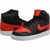 Nike Ebernon Mid pour homme Noir/Rouge Habanero/Blanc