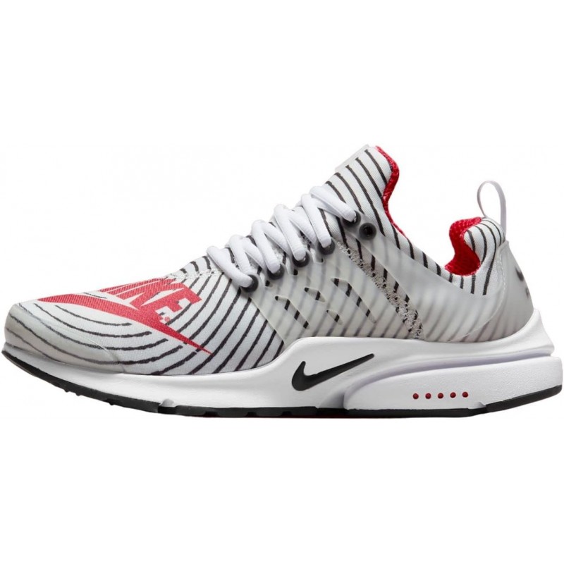 Chaussures Nike Air Presto pour homme, blanc/noir-rouge université