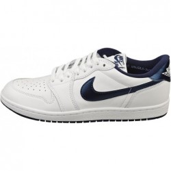 Jordan 1 Low 85 pour homme Blanc/bleu marine-blanc (FB9933 141)