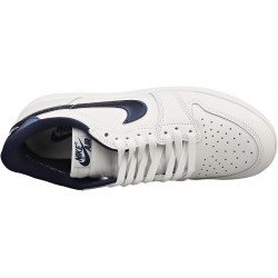 Jordan 1 Low 85 pour homme Blanc/bleu marine-blanc (FB9933 141)