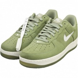 Chaussures Nike Air Force 1 Low Retro pour homme, vert pétrole/blanc sommet