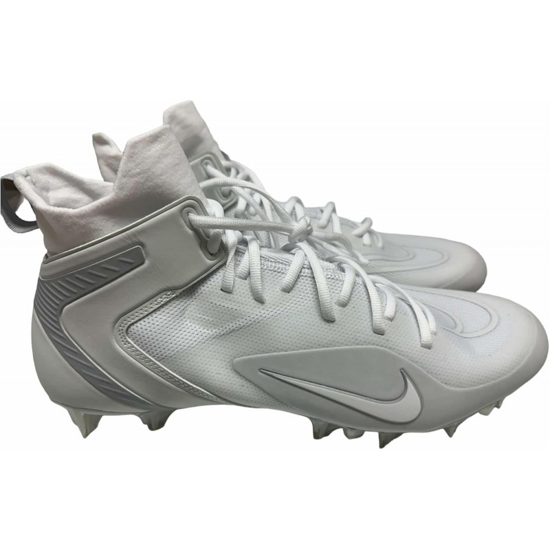 Chaussures de crosse Nike Alpha Huarache8 Elite Lax pour homme Blanc/Pure Platinum CW4440-110