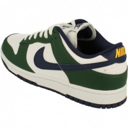 Chaussures Nike Dunk Low Retro pour homme (FV6911-300, sapin/blanc/université dorée/bleu marine)