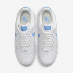 Chaussures Nike Air Force 1 Low EVO pour homme (HF3630-101, blanc/blanc sommet/bleu université)