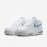 Chaussures Nike Air Force 1 Low EVO pour homme (HF3630-101, blanc/blanc sommet/bleu université)