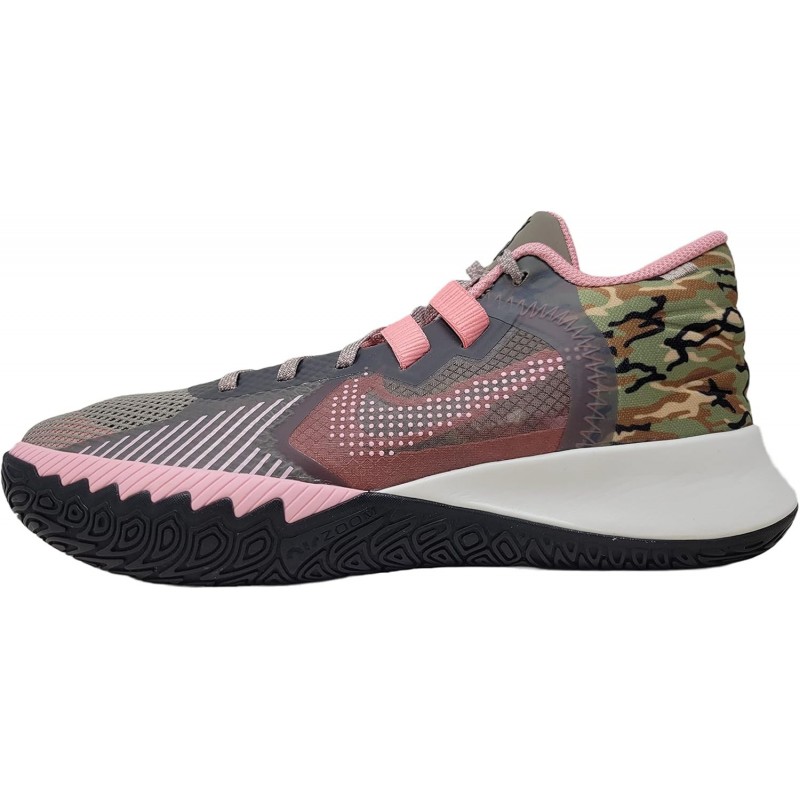 Chaussures de basket-ball Nike Kyrie Flytrap IV pour homme, Moon Fossil/Med Soft Pink-Sail