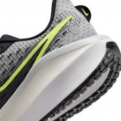 Chaussures de course sur route Nike Vomero 17 pour homme (FB1309-001, noir/gris fumé clair/blanc/volt)