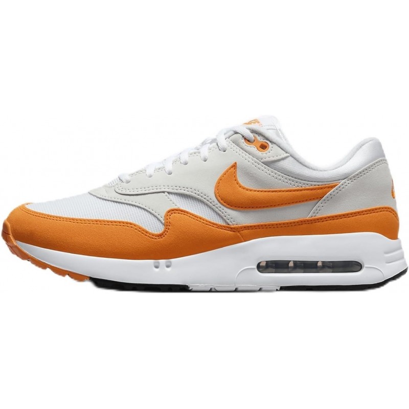 Chaussures de golf Nike Air Max 1 '86 OG G pour homme (DV1403-118, blanc/poussière de photons/noir/céramique brillante)