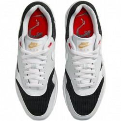 Chaussures Nike Air Max 1 Premium Urawa pour Homme (FD9081-001, Platine pur/Noir/Rouge sport/Blanc)