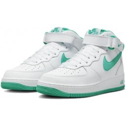 Chaussures de basket-ball NIKE Air Force 1 Mid 07 315123-001 pour homme, jardin opulent blanc