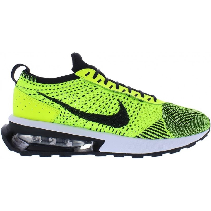 Chaussures Nike Air Max Flyknit Racer pour homme Couleur : néon/noir-vert