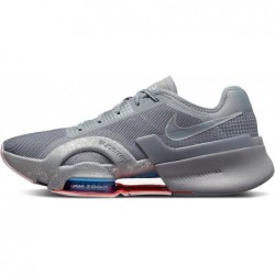 Nike Air Zoom Superrep 3 Trainers Dc9115 Chaussures pour hommes, Gris froid/Argent métallique/Partie