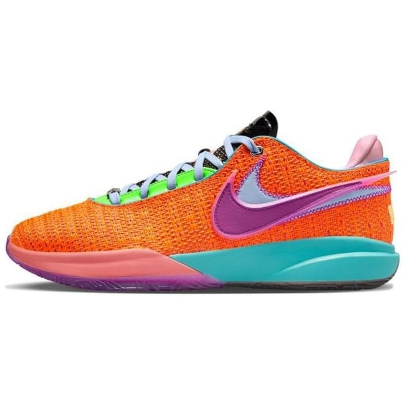 NIKE - Lebron XX - DJ5423800 - Couleur : Orange Total Orange Vivid Purple