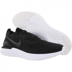 Chaussures de course Nike Epic React Flyknit pour homme, noir/gris fumé