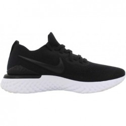 Chaussures de course Nike Epic React Flyknit pour homme, noir/gris fumé