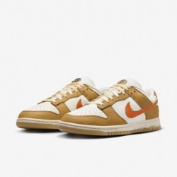 Chaussures Nike Dunk Low Retro (HM3729-181, Voile/Lait de coco/Blé/Orange sécurité)