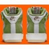 Nike Air Force 1 Mid Qs pour homme, blanc/vert pétrole/voile/total ora