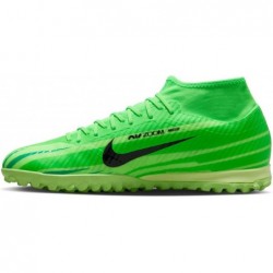 Chaussures de football montantes Nike Mercurial Superfly 9 Academy Turf (FJ7199-300, Vert Strike/Vert Stadium/Noir)