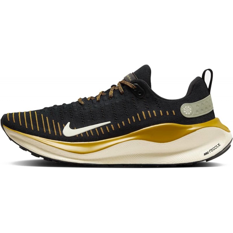 Chaussures de course sur route Nike InfinityRN 4 pour homme (DR2665-006, noir/bronzine/olive aura/verre de mer)