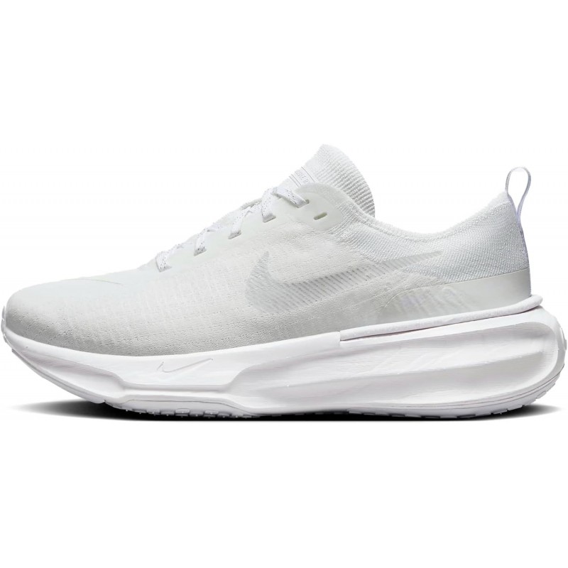 Chaussures de course sur route Nike Invincible 3 pour homme (extra larges) (FN1187-100, blanc/teinte platine/blanc/poussière de 