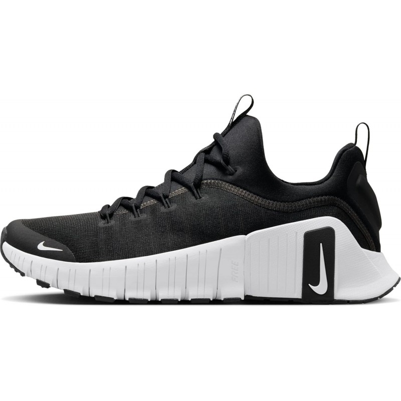 Chaussures d'entraînement Nike Free Metcon 6 pour homme (FJ7127-001, noir/blanc)