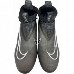 Chaussures de football à crampons Nike Alpha Menace Elite3 pour homme Noir/Blanc/Gris fer CT6648-010