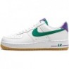 Nike Air Force 1 Low Joker pour homme, blanc/violet court/vert bruit