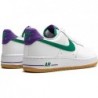 Nike Air Force 1 Low Joker pour homme, blanc/violet court/vert bruit